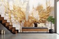 Fototapeta ANGEL ścienny mural do salonu ZŁOTE SKRZYDŁA ANIOŁA