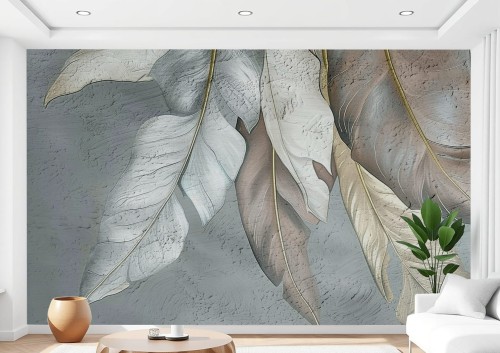 Fototapeta BORNEO ścienny mural do salonu sypialni ZWISAJĄCE LIŚCIE