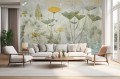 Fototapeta FLORAL na ścianę do salonu sypialni KWIATOWY MURAL 