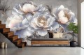 Fototapeta KWIATY PIWONIE do salonu sypialni FLOWERS