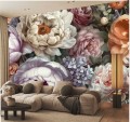 Fototapeta FLOWERS dekoracyjne kolorowe kwiaty piwonie