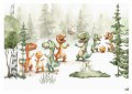 Fototapeta z dinozaurami tapeta dla dzieci DINOLANDIA