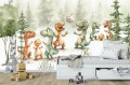 Fototapeta z dinozaurami tapeta dla dzieci DINOLANDIA