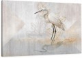 Obraz na płótnie BIAŁA CZAPLA nowoczesny canvas DO SALONU