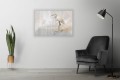 Obraz na płótnie BIAŁA CZAPLA nowoczesny canvas DO SALONU