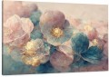 Obraz na płótnie PASTELOWE KWIATY nowoczesny canvas do salonu