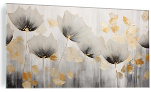 Obraz szklany maki nowoczesne minimalizm kwiaty obraz na szkle