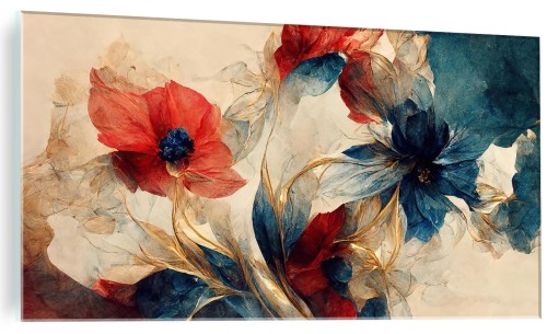 Obraz szklany Maki kwiaty polne mak art obraz na szkle