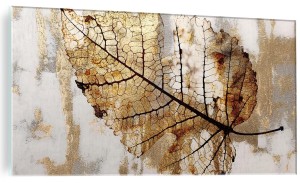 Obraz szklany Liść elegancki delikatny natura obraz na szkle