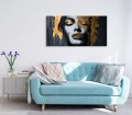 Obraz szklany Kobieta glamour elegancki obraz na szkle do salonu 