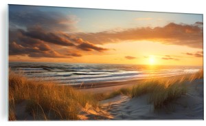 Obraz szklany zachodu słońca na plaży morze plaża obraz na szkle