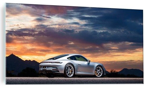 Obraz szklany porsche sportowe auto wyścigi obraz na szkle