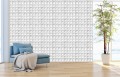 TAPETA ścienna do salonu sypialni GEOMETRICA kafelki kafle 3D