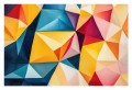 Tapeta ścienna do salonu sypialni ARTISTIC kolorowe sześciany 3D