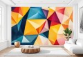 Tapeta ścienna do salonu sypialni ARTISTIC kolorowe sześciany 3D