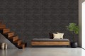 Tapeta ścienna do salonu sypialni czarna cegła cegły industrial black