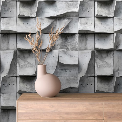 Tapeta beton architektoniczny CONCRETE kafelki z betonu 3D