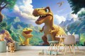 FOTOTAPETA dla chłopca 3d DINO dinusie dinozaury