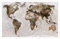 FOTOTAPETA MAPA ŚWIATA nowoczesny desing ścienny 