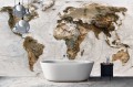 FOTOTAPETA MAPA ŚWIATA nowoczesny desing ścienny 