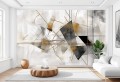 FOTOTAPETA do salonu sypialni GEOMETRICA nowoczesna abstrakcja