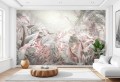 FOTOTAPETA do salonu sypialni TROPICALE roślinność liście tropikalne