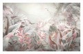 FOTOTAPETA do salonu sypialni TROPICALE roślinność liście tropikalne