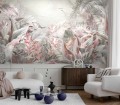 FOTOTAPETA do salonu sypialni TROPICALE roślinność liście tropikalne