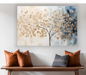 Nowoczesny obraz na płótnie do salonu MALUNEK DRZEWA