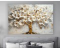 Obraz 3D drzewo kwiaty na płótnie do salonu sypialni 