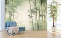FOTOTAPETA zielony bambus las bambusowy  do salonu sypialni NATURE 