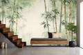 FOTOTAPETA zielony bambus las bambusowy  do salonu sypialni NATURE 