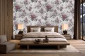 TAPETA  kwiaty róże retro do salonu FLORALIS 