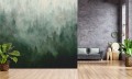 FOTOTAPETA mgła las drzewa FORESTA do salonu
