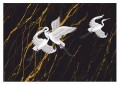 FOTOTAPETA żurawie i marmur do salonu sypialni CRANES 