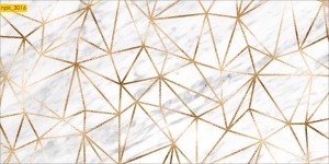 NAKLEJKI DO KUCHNI NA ŚCIANĘ LAMINAT Geometria Linie Złoty Marmur