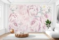 FOTOTAPETA piwonie kwiaty artystyczna do salonu sypialni PEONY