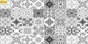 NAKLEJKI DO KUCHNI NA ŚCIANĘ LAMINAT Płytki Kafelki Szare