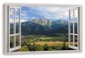 Obraz okno 3D zakopane panorama widok przez OKNO   