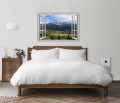 Obraz okno 3D zakopane panorama widok przez OKNO   