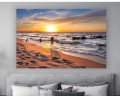 Obraz ZACHÓD SŁOŃCA NAD MORZEM do salonu sypialni 