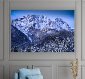 Obraz na płótnie Giewont Tatry zimą góry 