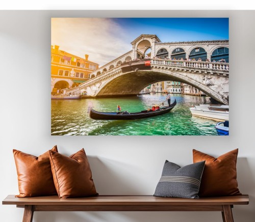 Obraz na płótnie canvas gondola Wenecja Włochy most