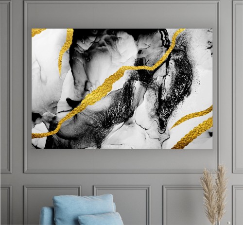 MARMUR SZTUKA WSPÓŁCZESNA obraz na płótnie canvas