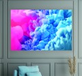 obraz na płótnie canvas RÓŻ BŁĘKIT ABSTRAKCJA