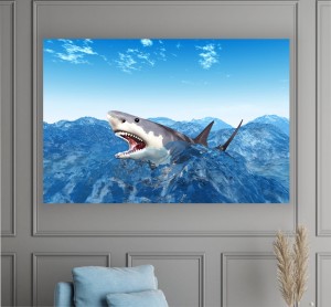 obraz na płótnie canvas REKIN WODA 