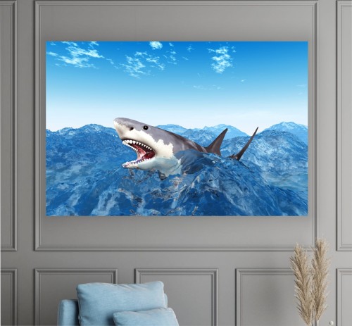 obraz na płótnie canvas REKIN WODA 