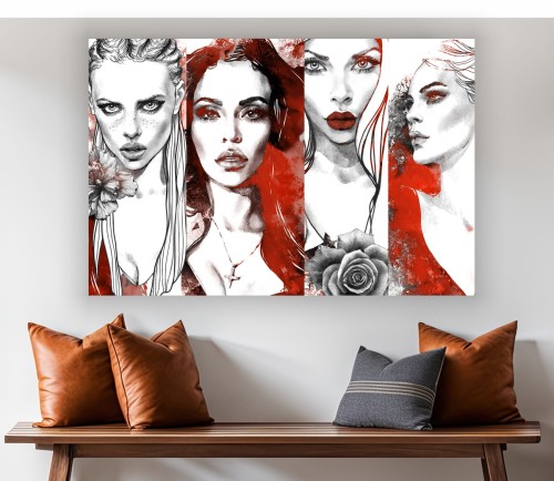 obraz na płótnie canvas PORTRET KOBIETY