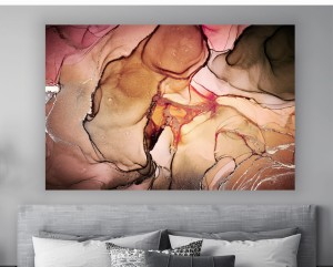 nowoczesny marmur duży obraz na płótnie canvas 