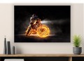 Obraz na płótnie MOTOR W OGNIU HARLEY SPORT 